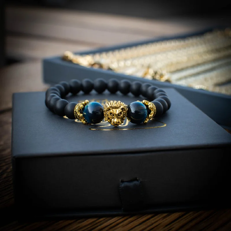 Trendy Wedding Bracelets-Lion Bead Bracelet