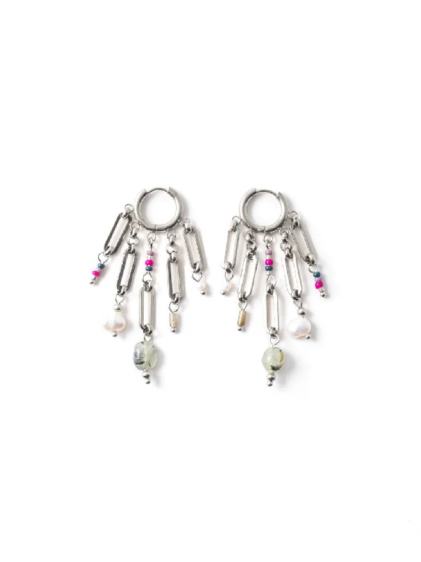 Statement Earrings for Women-Canopia Silver Earrings