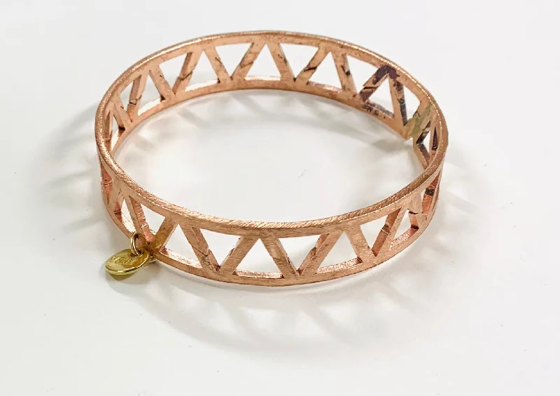 Designer Bangle Bracelets-Limited Edition Triangolo