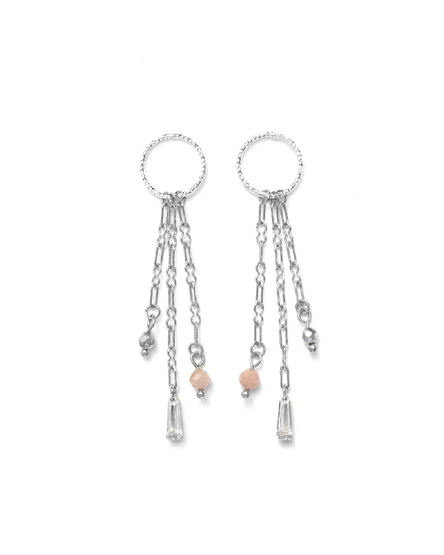 Fashionable Silver Earrings-Charlie Silver Earrings