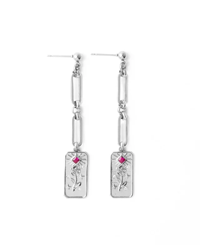 Simple Hoop Earrings-Rosato Silver Earrings