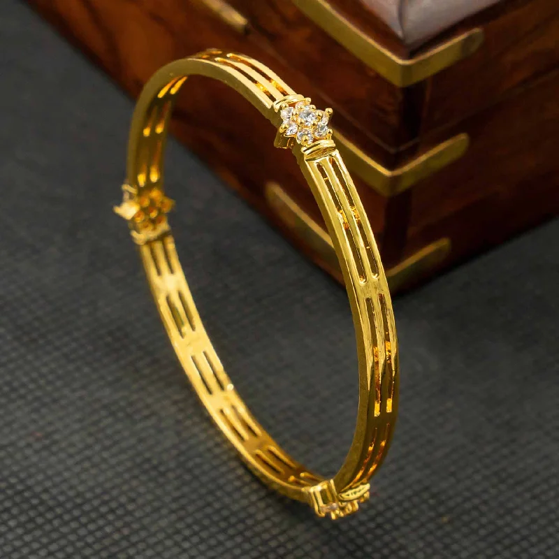 Simple Gold Bangles-Bangles PSB4W-22-081