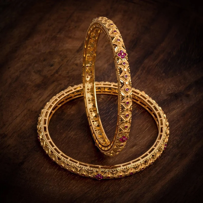 Traditional Wedding Bangle Sets-Bangle PSB39R-052