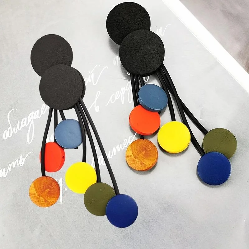 Chic Dangle Earrings-Multicolor Drop earrings