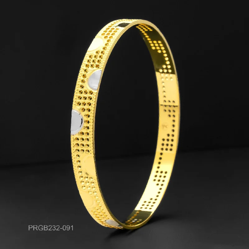 Customizable Bangles-RHODIUM BANGLE PRGB232-091