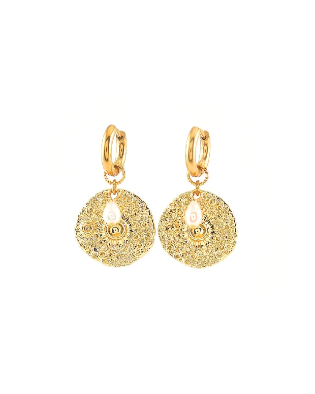 Long Earrings for Women-Isla Gold Earrings