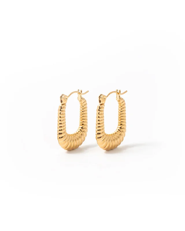 Fashionable Ear Cuffs-Estelle Gold Earrings